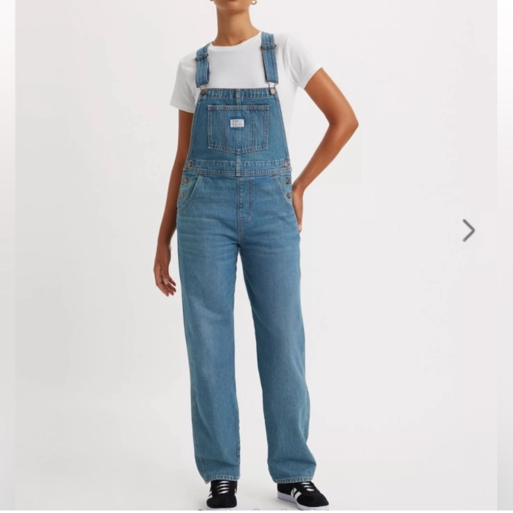 Levi's Vintage Overalls Size Large Baggy Slouchy Denim